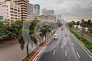 Roxas boulevard in Ermita district in Manila, Philippin photo