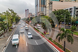 Roxas boulevard in Ermita district in Manila, Philippin photo