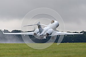 Royal Air Force RAF Raytheon Bombardier Sentinel R1 surveillance aircraft ZJ692 from No.5 Squadron based at RAF Waddington.