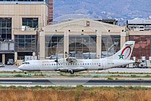 Royal Air Maroc aircraft taxiing for take-off