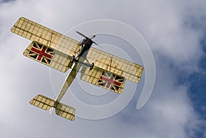 Royal Aircraft Factory B.E.2e in airshow photo