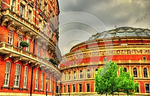 The Royal Albert Hall, an arts venue in London