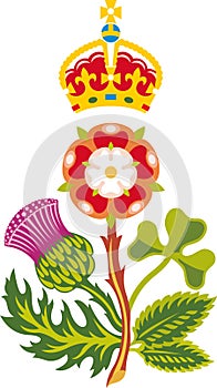 Royal Badge of United Kingdom of Great Britain