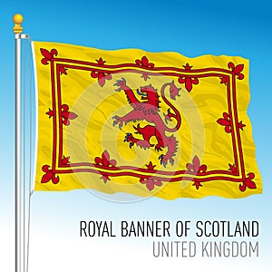 Royal banner of Scotland, United Kingdom