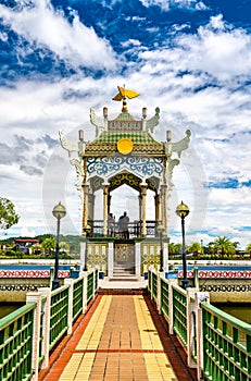 Royal Barge of Omar Ali Saifuddin Mosque in Bandar Seri Begawan, Brunei