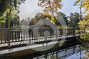 Royal Baths Park in Warsaw city, Poland