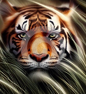 Royal Bengal Tiger illustration