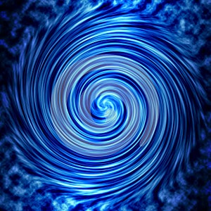 Royal Blue Swirl Abstract Background