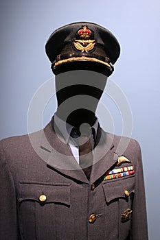 Royal Canadian Air Force uniform.