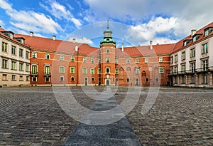 Royal Castle the inner yard, Warsaw
