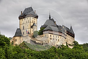 Royal castle Karlstejn in Czech Republic