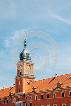 Royal Castle at old town in Warsaw, Poland