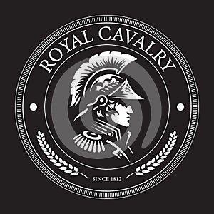 Royal Cavalry Dragoon Logo Design