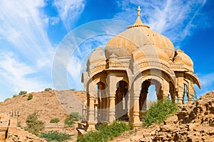 Royal cenotaphs, Bada Bagh, India