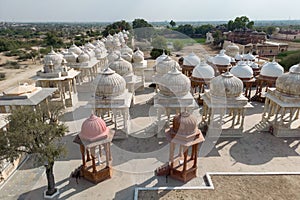 The Royal Cenotaphs are a group of royal memorials built in the 19th century by Maharaja Sardar Singh of Jodhpur