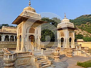 Royal cenotaphs in Jaipur, Rajasthan, India