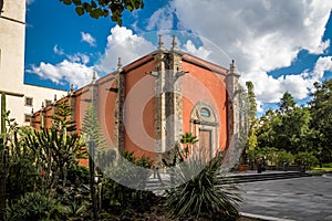The Royal Chapel Capilla de la Emperatriz at the Gardens of National Palace - Mexico City, Mexico photo