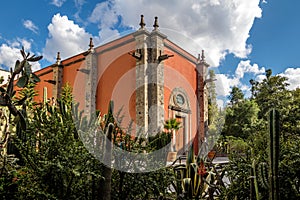 The Royal Chapel Capilla de la Emperatriz at the Gardens of National Palace - Mexico City, Mexico