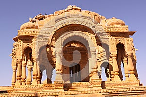 Royal Chhatris or cenotaph's of Bada Bagh photo
