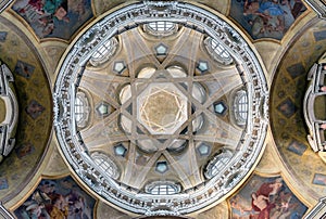 Royal Church of San Lorenzo ceiling in Turin