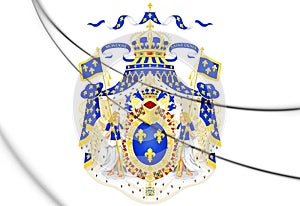 Royal Coat of Arms of France.