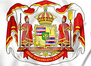 Royal Coat of Arms of Hawaii.