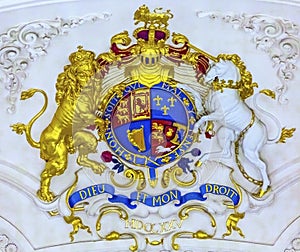 Royal Coat Arms Saint Martin Fields Anglican Church London England photo