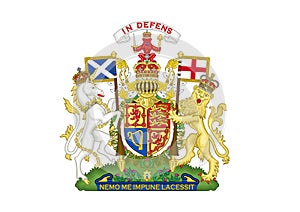Royal Coat of Arms of the United Kingdom Scotland