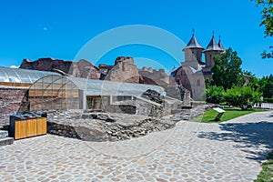 The royal court of Targoviste in Romania