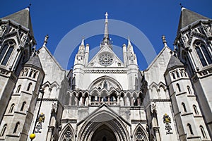 Real tribunales de justicia en londres 