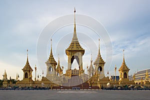 Royal Cremation Exhibition of His Majesty King Bhumibol Adulyadej, Sanam Luang, Bangkok City,Thailand