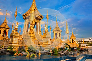 The Royal Crematorium of His Majesty King Bhumibol Adulyadej in Bangkok, Thailand