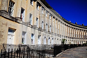 The Royal Crescent in Bath