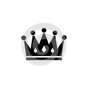 Royal Crown Flat Vector Icon