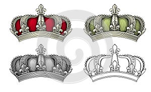 Royal crown vector