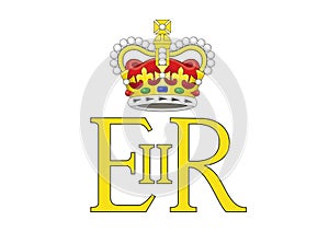 Royal Cypher of Queen Elizabeth II photo
