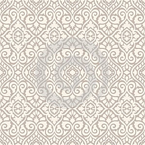 Royal damask wallpaper pattern design