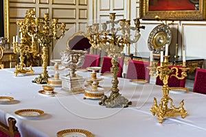 Royal dinner table