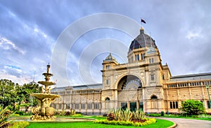 Royal Exhibition Building, a UNESCO world heritage site in Melbourne, Australia