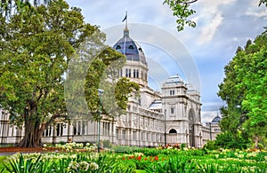 Royal Exhibition Building, a UNESCO world heritage site in Melbourne, Australia