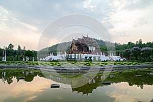 royal flora lanmark in chiangmai in the afterrnoon