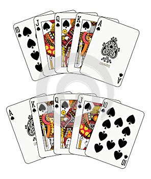 Royal Flush Spade