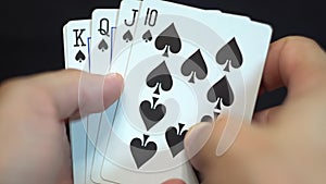 Royal Flush Spades