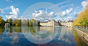 The royal Fontainebleau castle, France photo