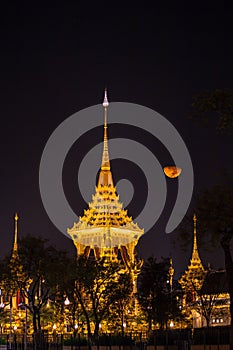 the Royal funeral pyre for King Bhumibol Adulyadej