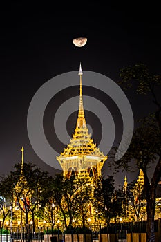 the Royal funeral pyre for King Bhumibol Adulyadej