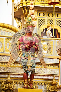 The royal funeral pyre King Rama the 9th of Thailand.