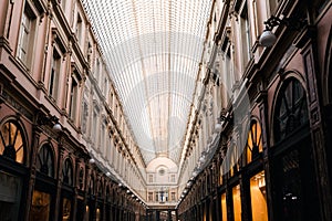 Royal Galleries of Saint Hubert in Brussels, Belgium