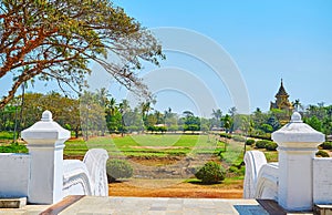 The Royal garden in Bago, Myanmar