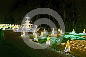 The Royal Garden of Light Ã¢â¬â illuminations festival in the gardens of a baroque royal WilanÃÂ³w Palace